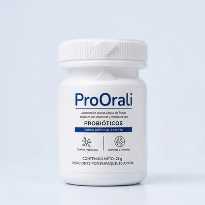 ProOrali — Discos Probióticos · Frescura que empieza por dentro