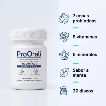 ProOrali — Discos Probióticos · Frescura que empieza por dentro